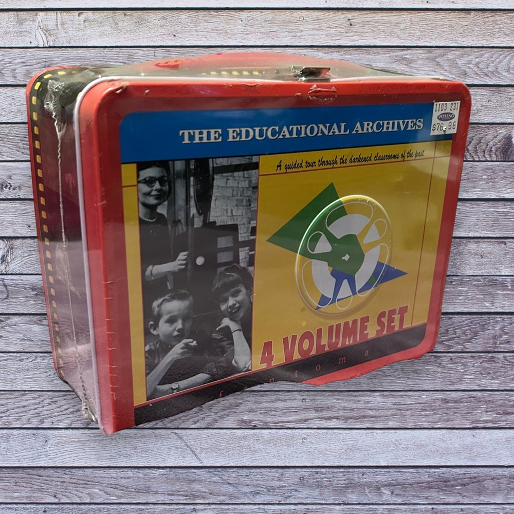 The Educational Archives 4-DVD Set Limited Edition Lunchbox Retro OOP - Picture 1 of 11